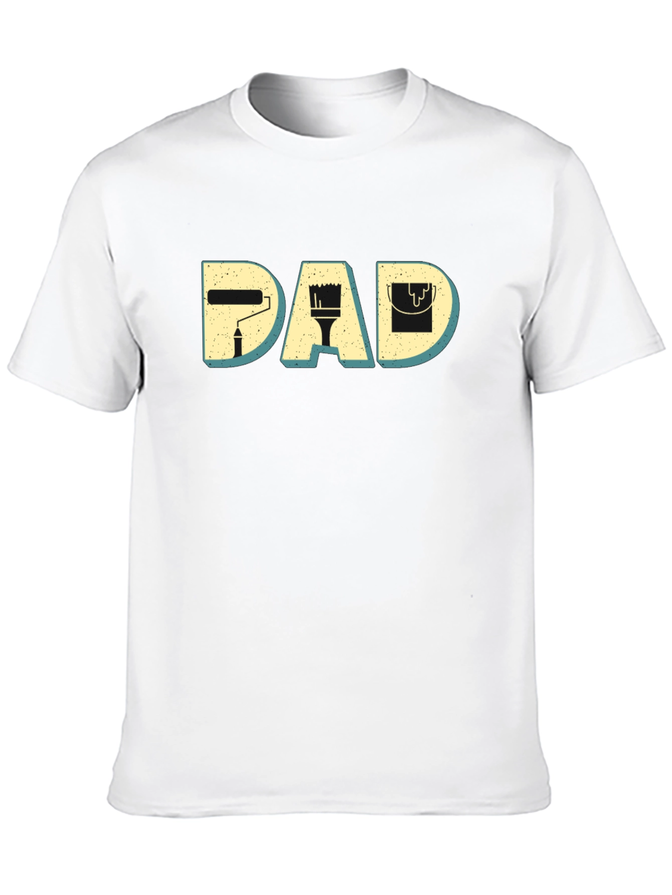 Painter Dad Graphic T-Shirt - Mens Crew Neck Tee