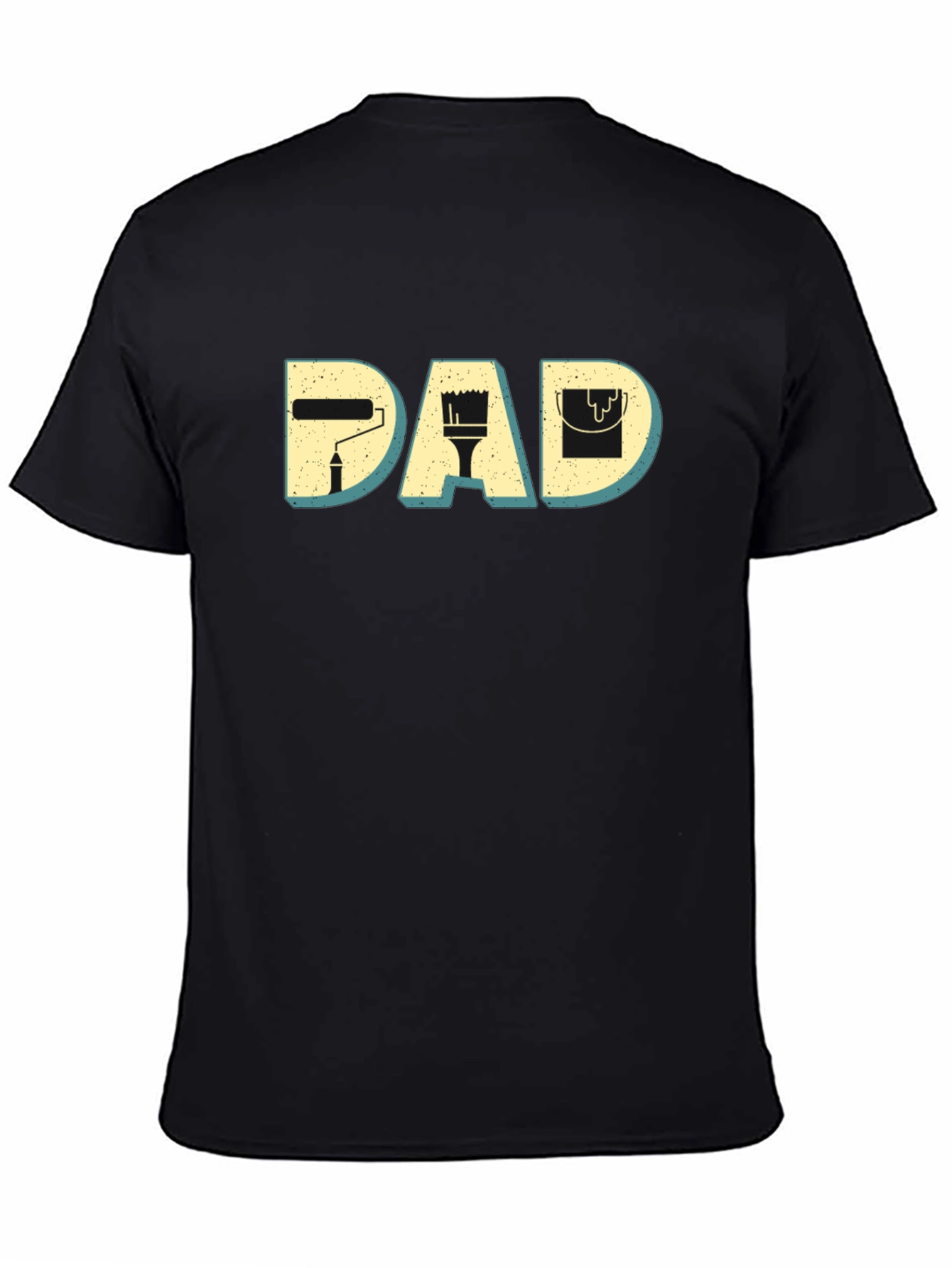 Painter Dad Graphic T-Shirt - Mens Crew Neck Tee
