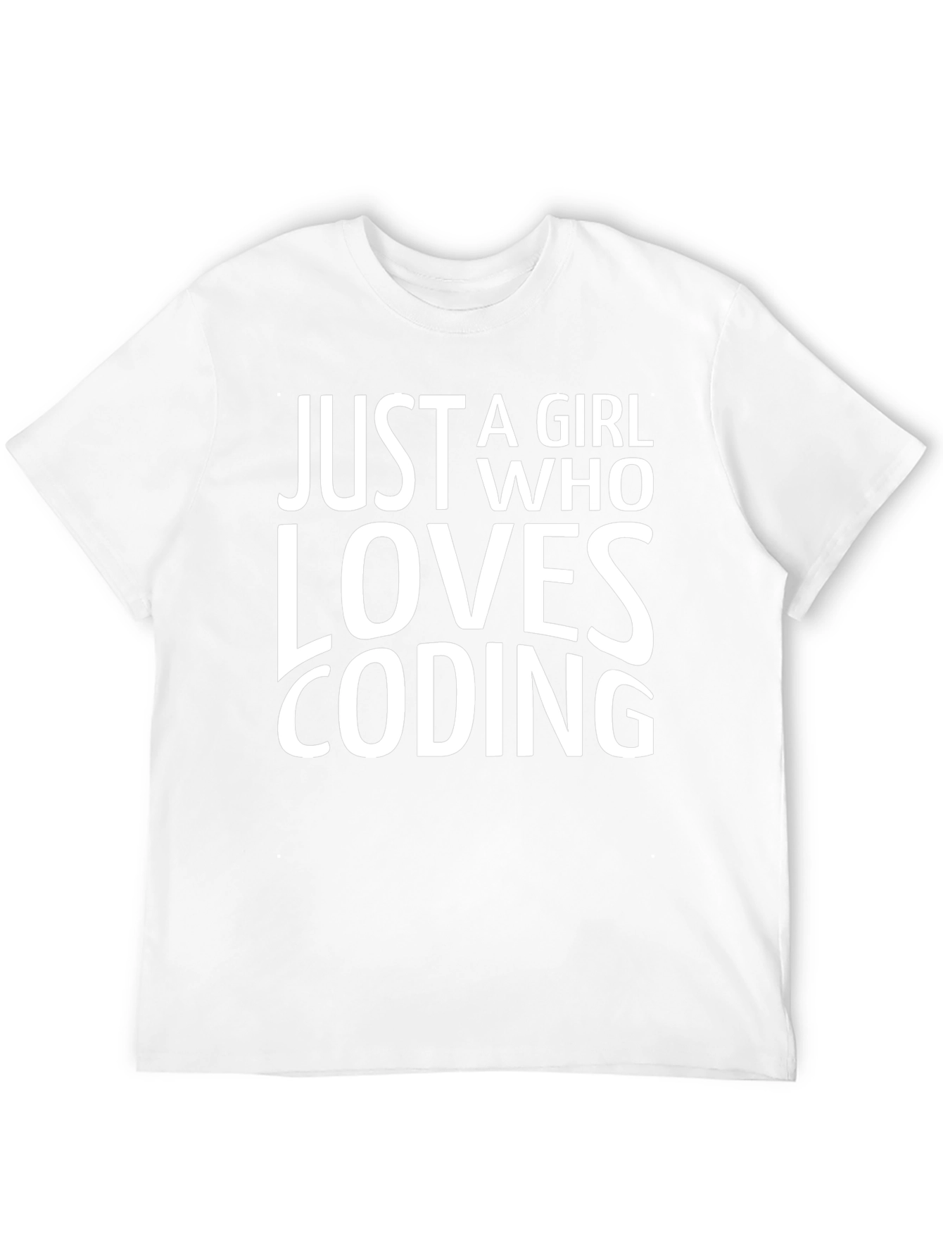 Just A Girl Who Loves Coding T-Shirt