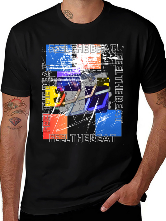 Feel the Beat Graphic Print T-Shirt