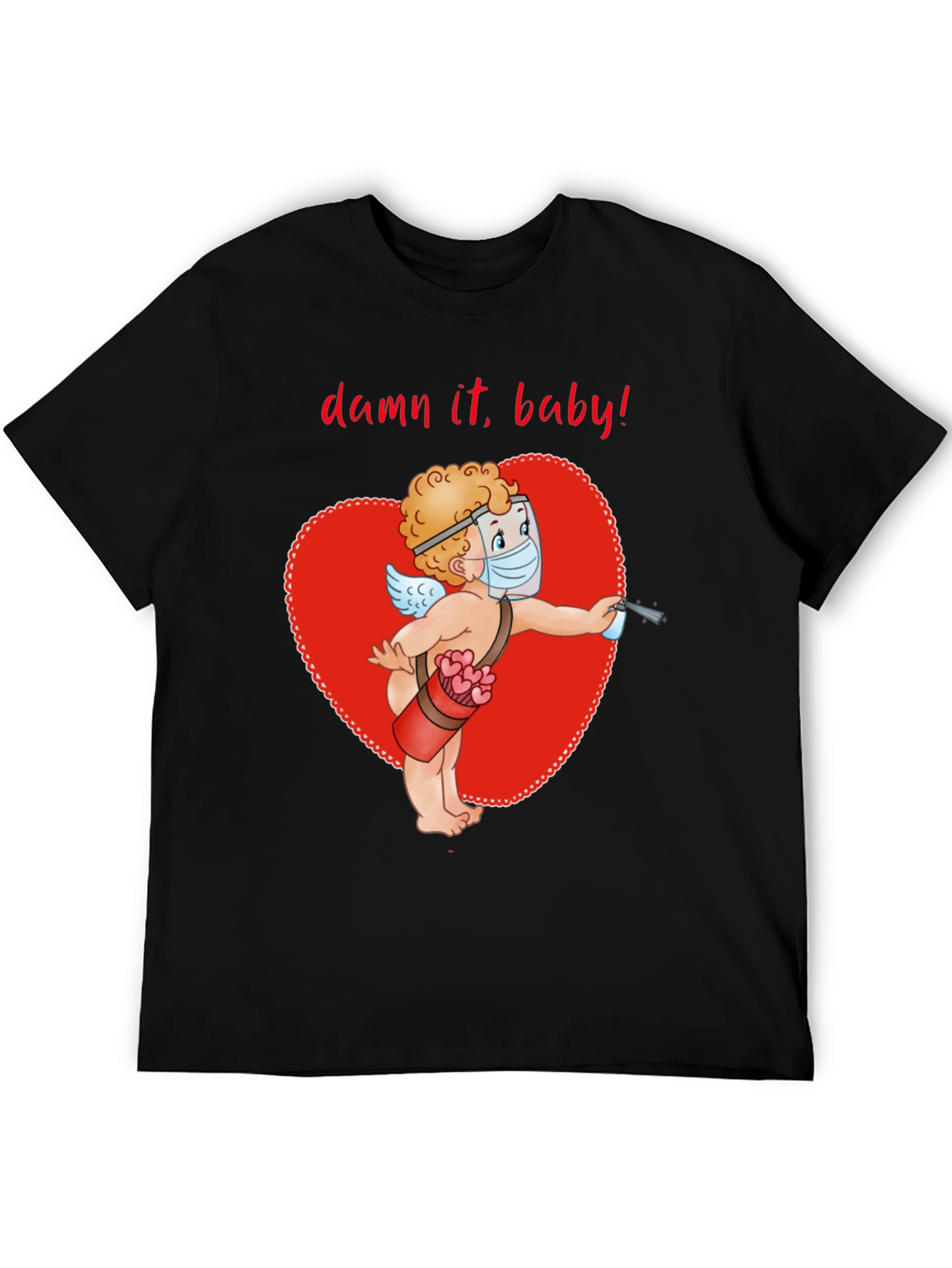 Quarantine Cupid T-Shirt Valentines Day Shirt