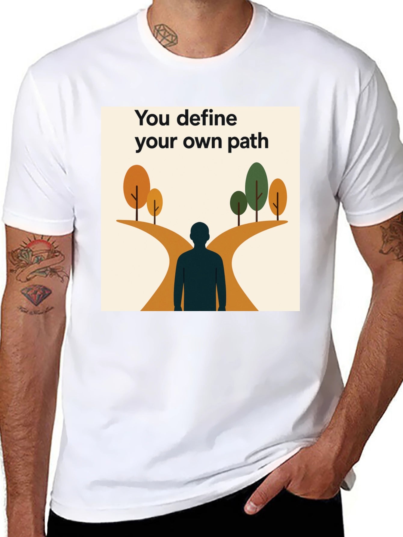 Define Your Path Graphic Tee - Mens