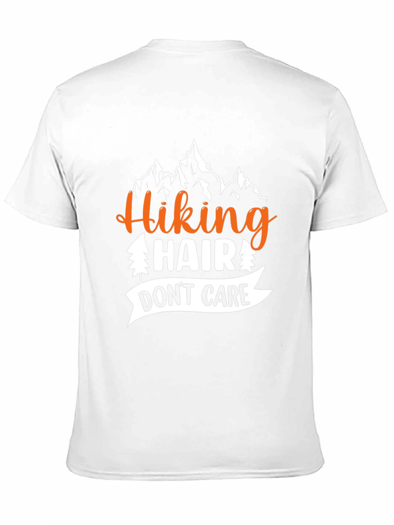 Hiking Hair Dont Care Graphic T-Shirt
