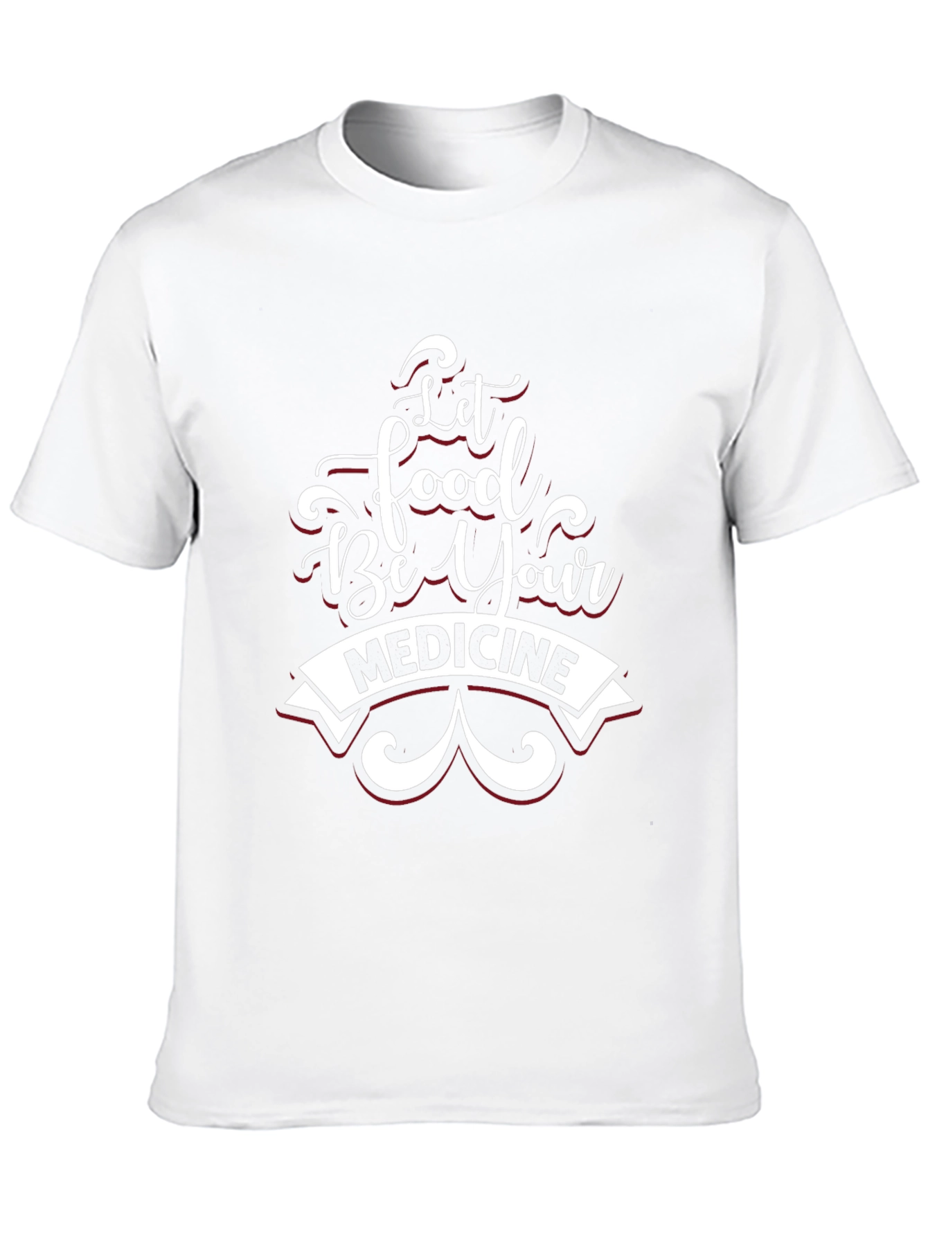 Let Food Be Your Medicine Black T-Shirt