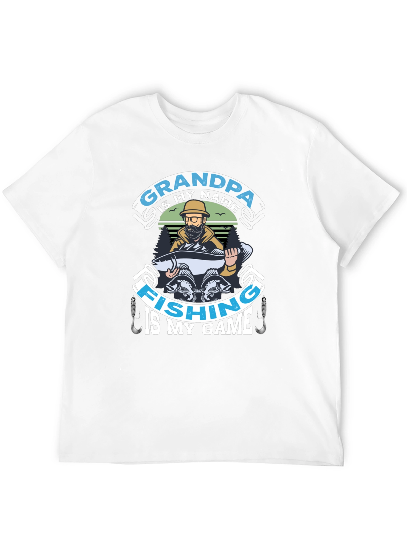 Grandpa Fishing T-Shirt - Fisherman Gift