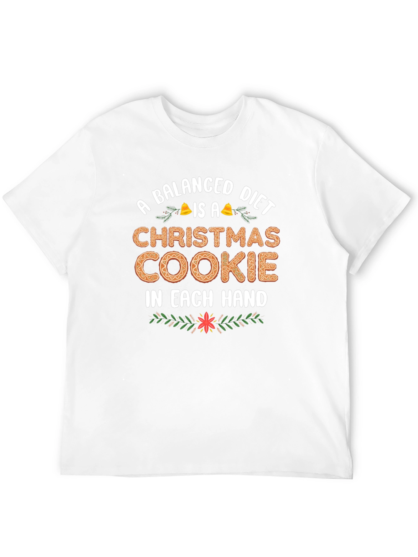 Balanced Diet Christmas Cookie T-Shirt