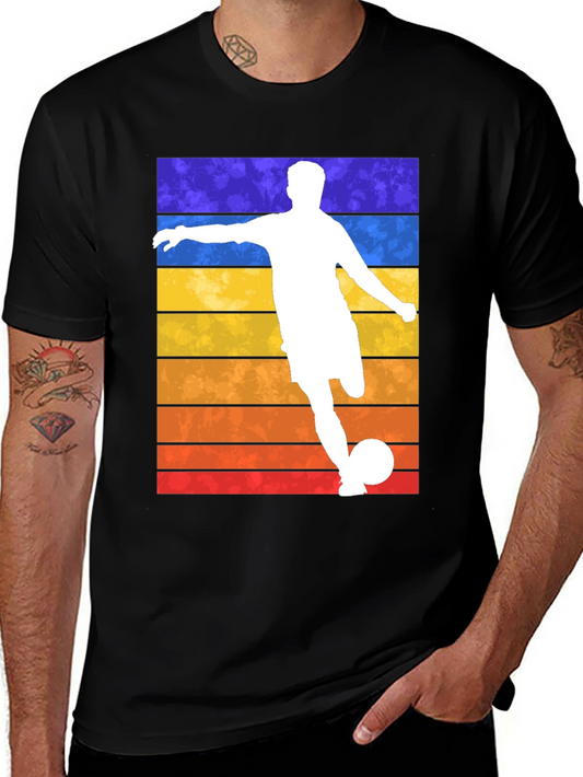Retro Soccer Player Graphic Tee