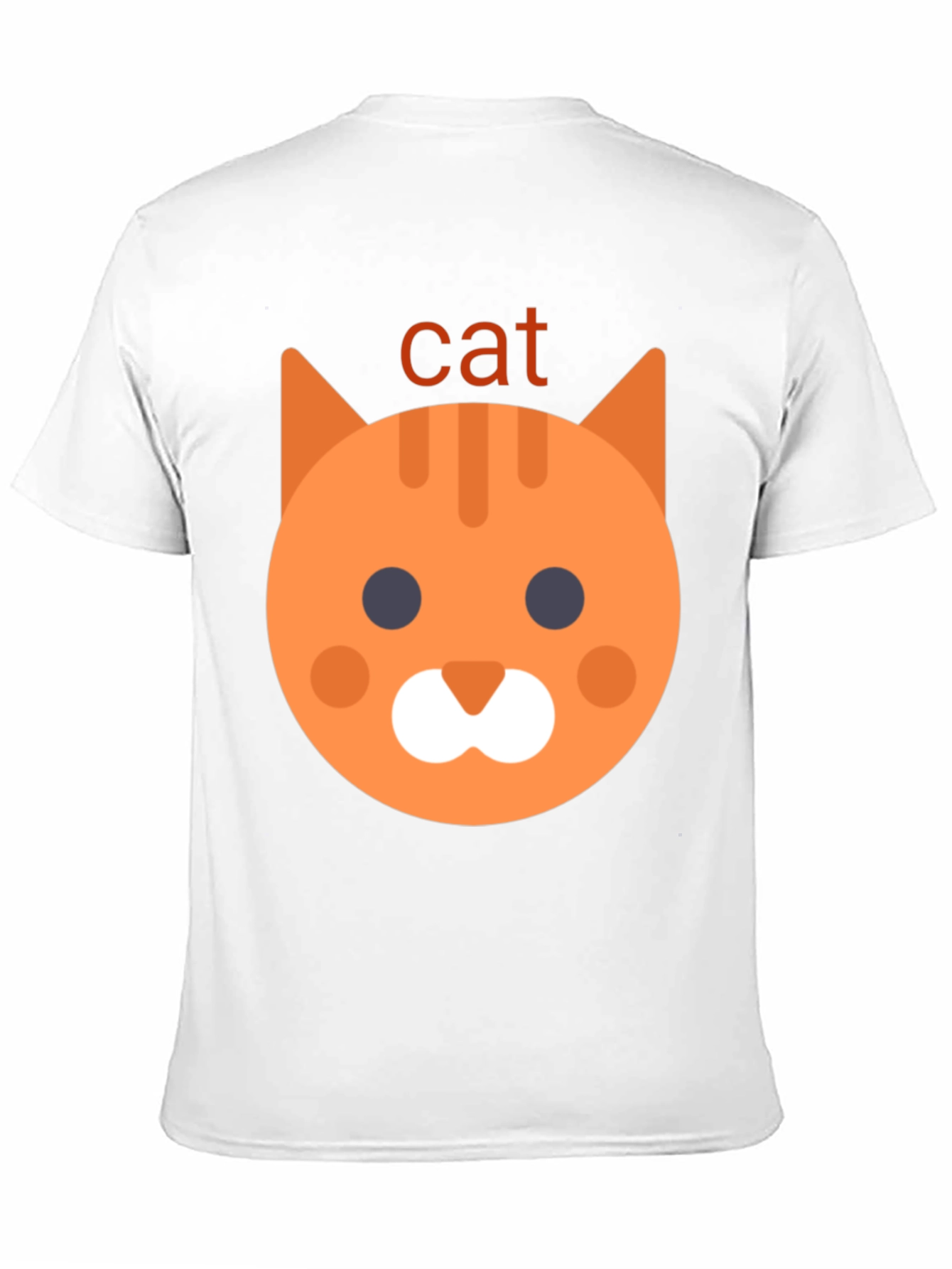 Cat Emoji Graphic Tee - Black Unisex T-Shirt