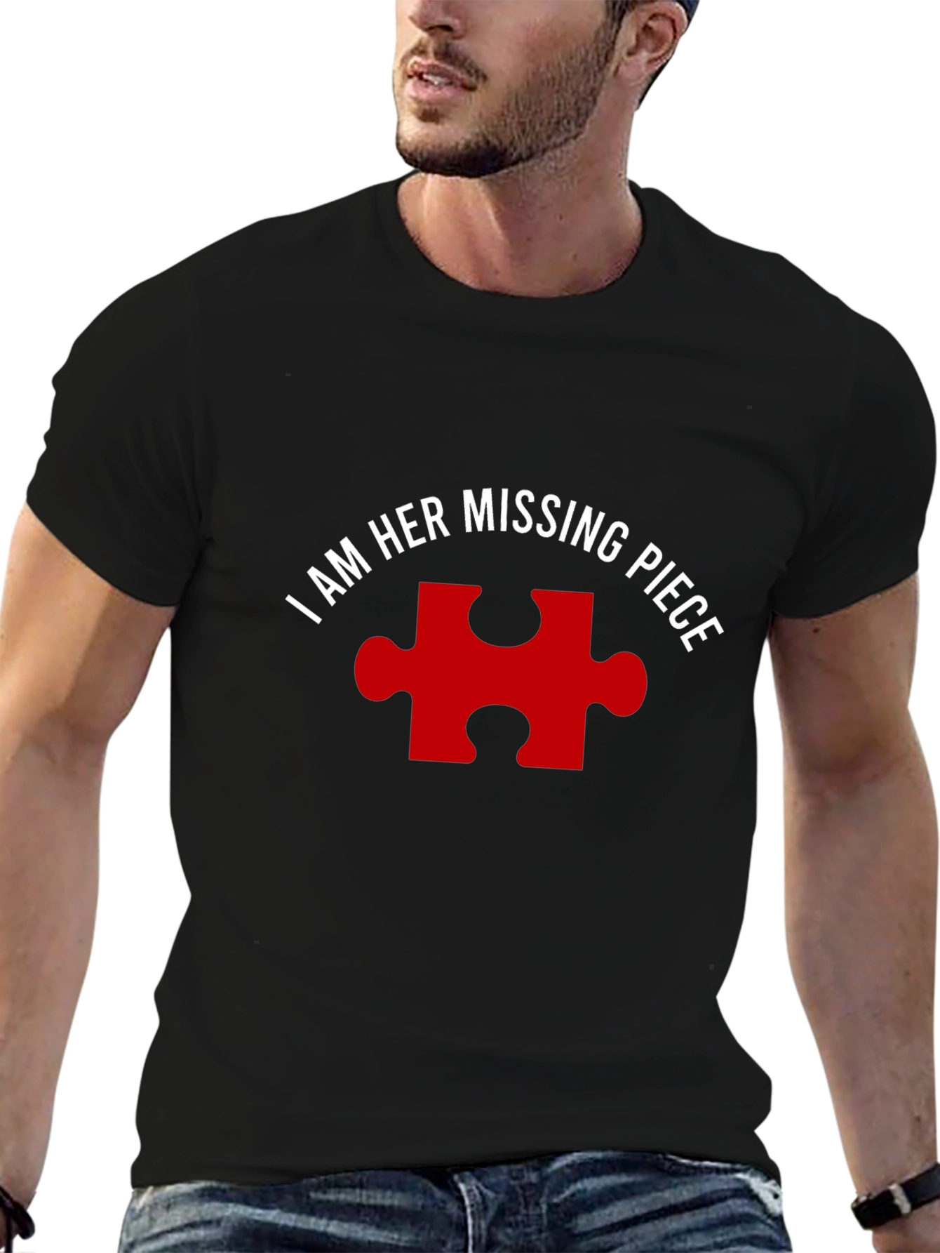 I Am Her Missing Piece Matching Couple T-Shirt