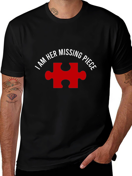 I Am Her Missing Piece Matching Couple T-Shirt