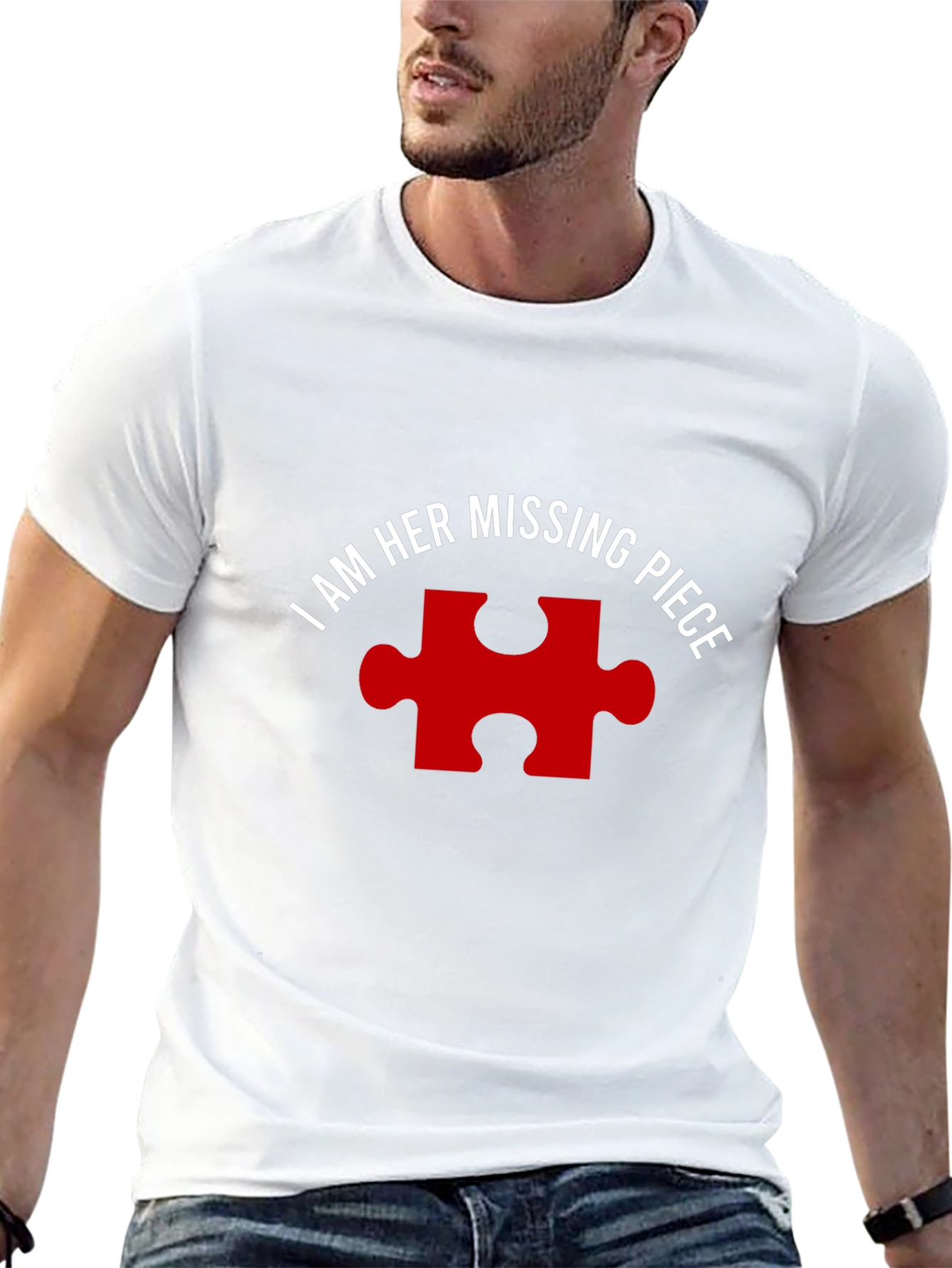 I Am Her Missing Piece Matching Couple T-Shirt