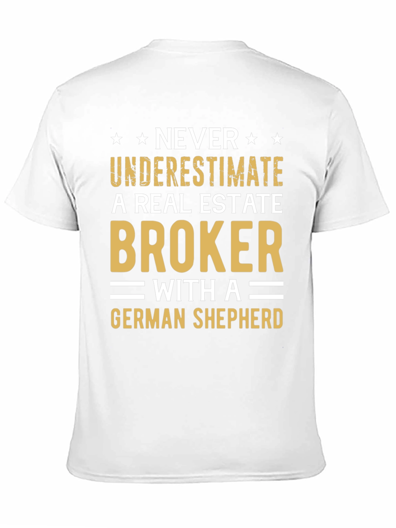 Real Estate Broker German Shepherd Graphic T-Shirt