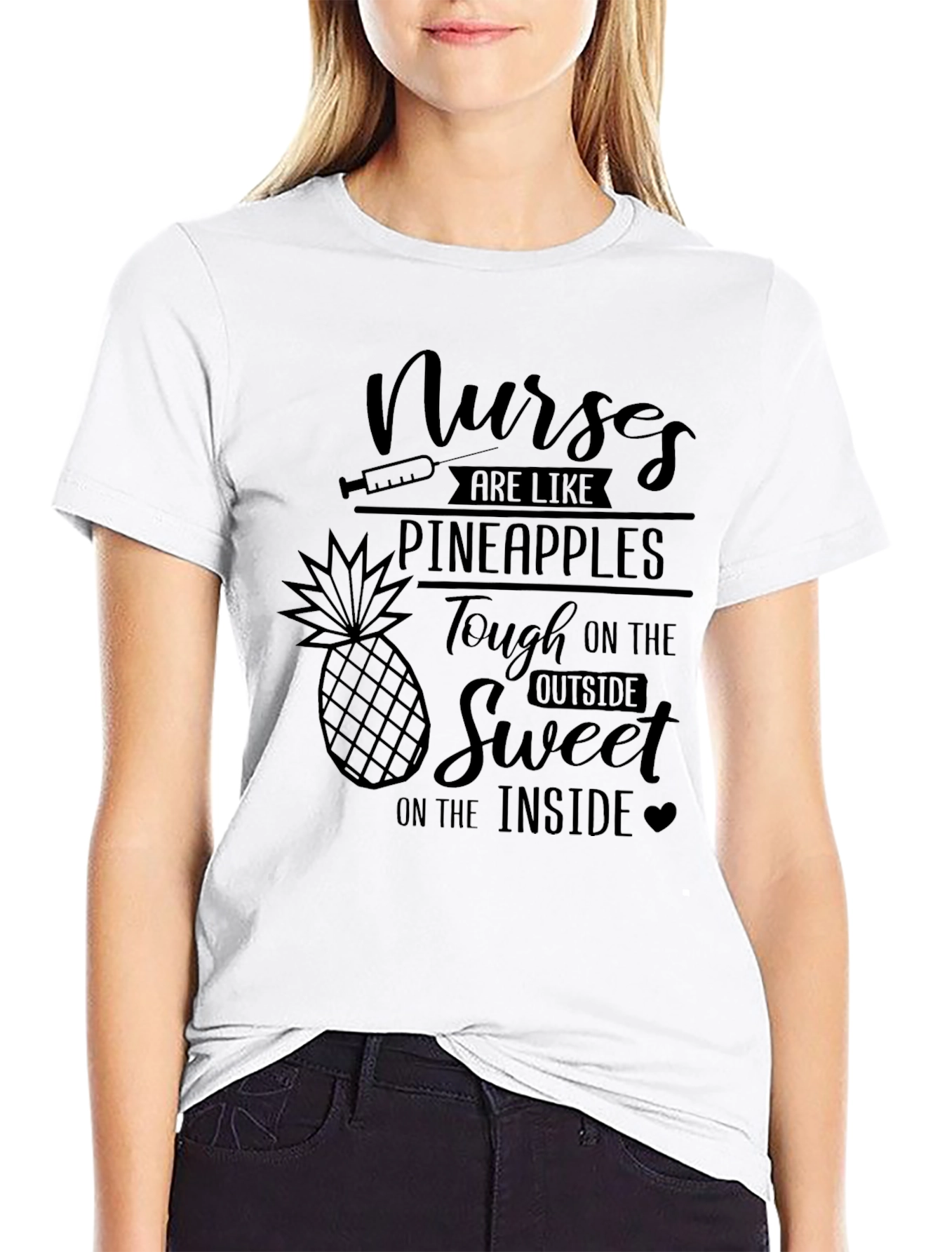 Nurses Are Like Pineapples Graphic Tee