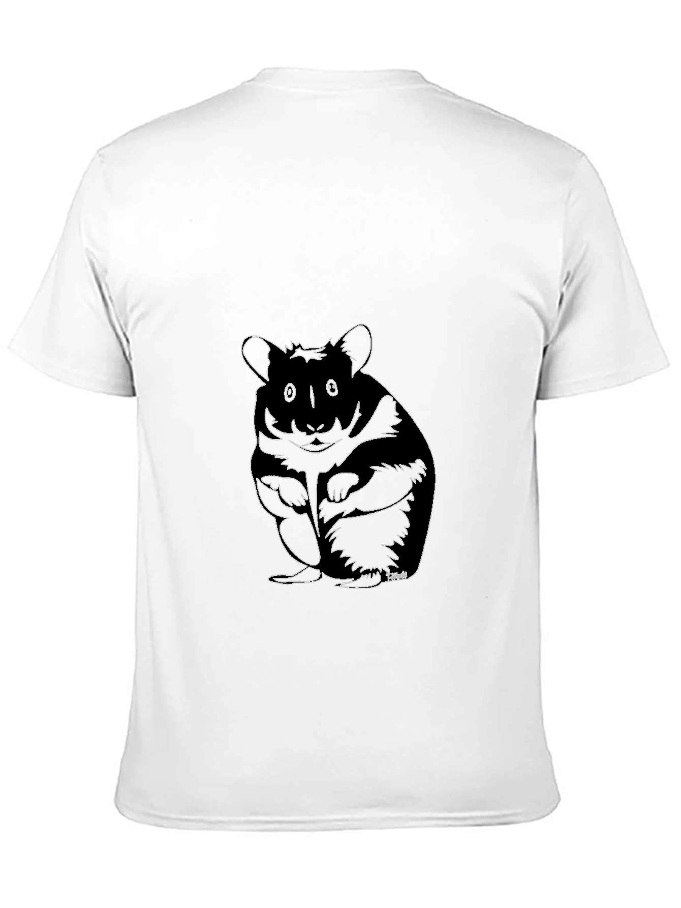 Hamster Outline Graphic Tee - Soft & Stylish