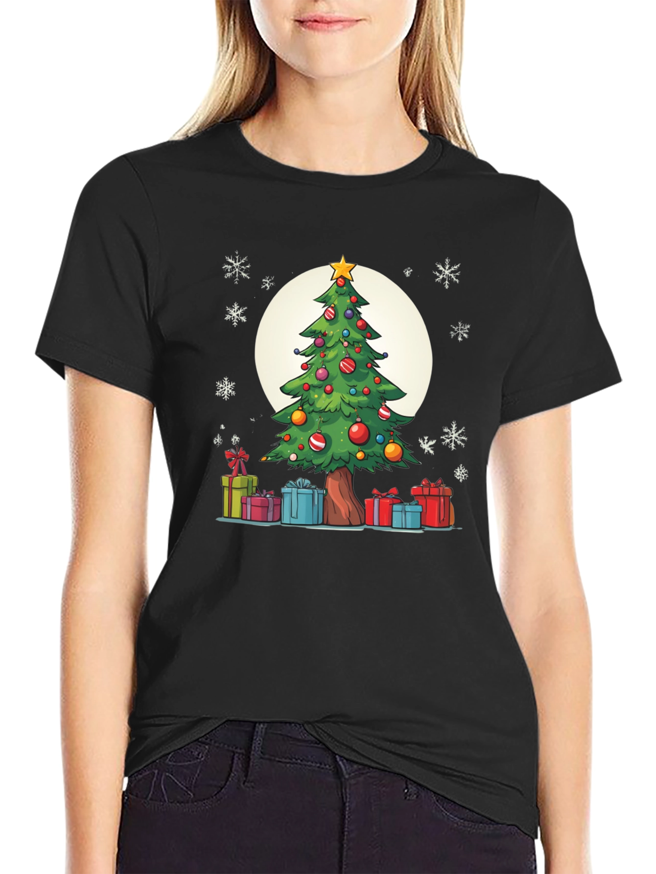 Festive Christmas Tree T-Shirt