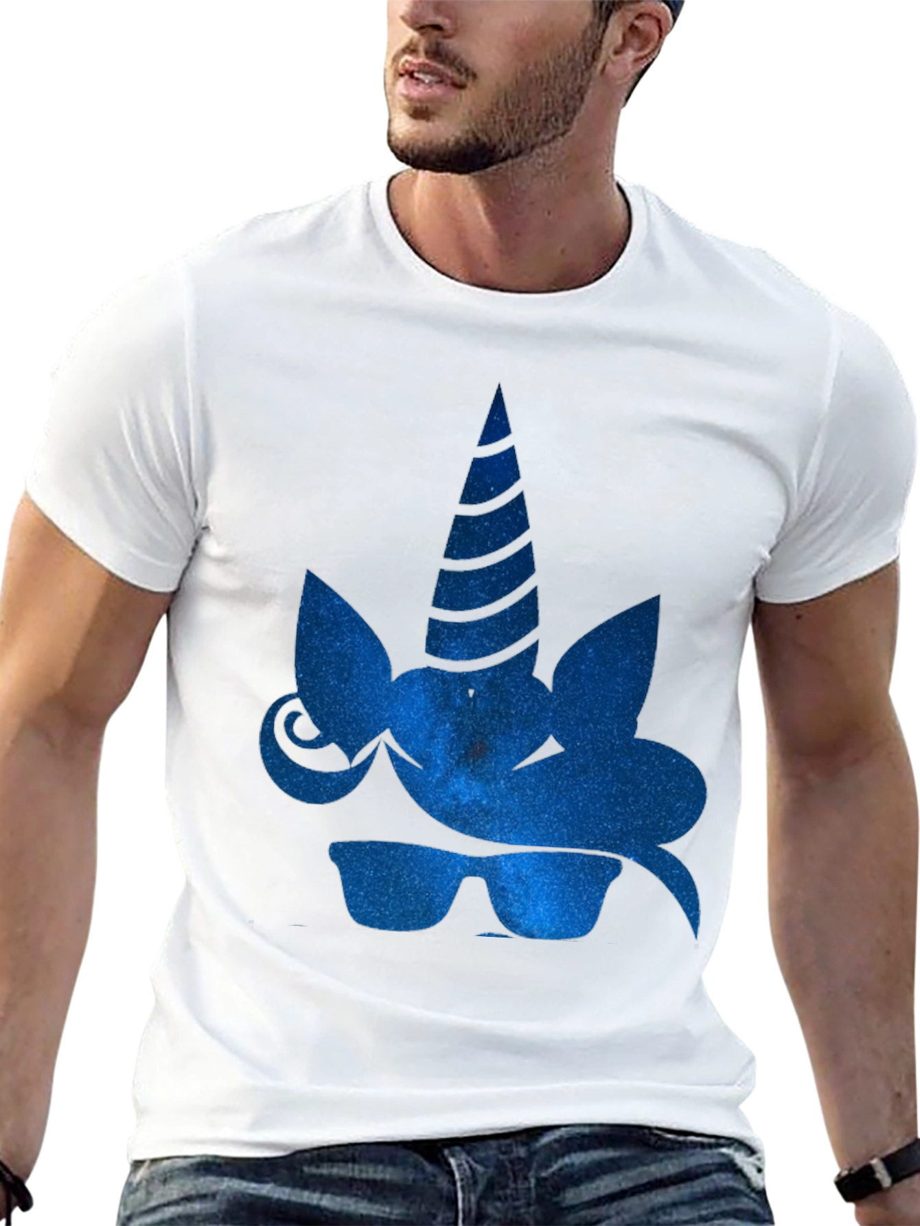 Cool Unicorn Black T-Shirt