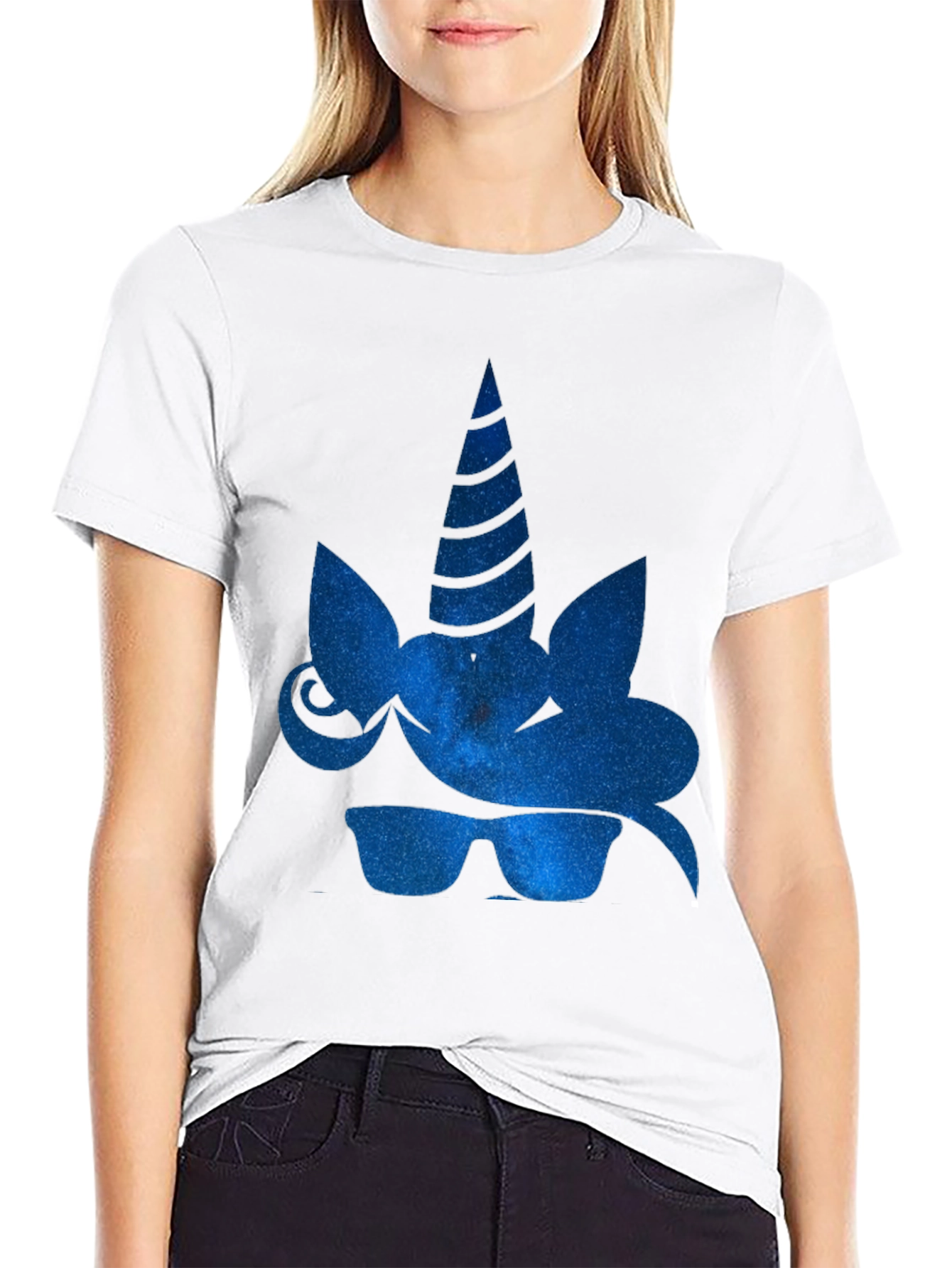 Cool Unicorn Black T-Shirt
