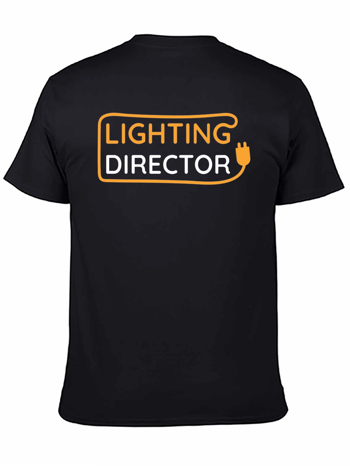 Lighting Director Tee - Black Crew Neck