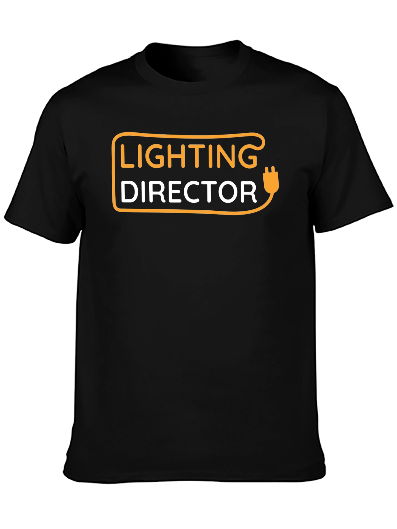 Lighting Director Tee - Black Crew Neck