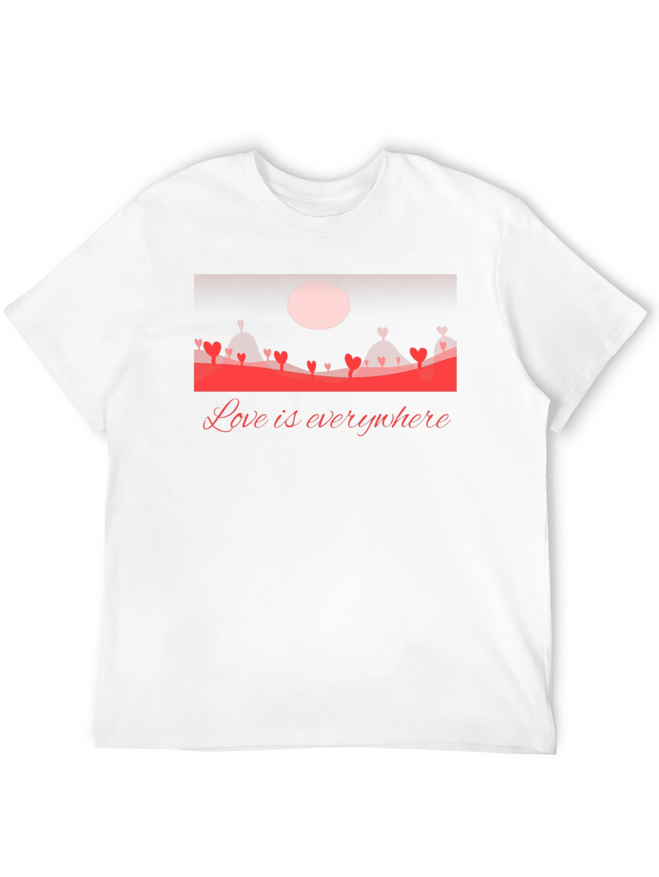 Love Everywhere Graphic T-Shirt - Black