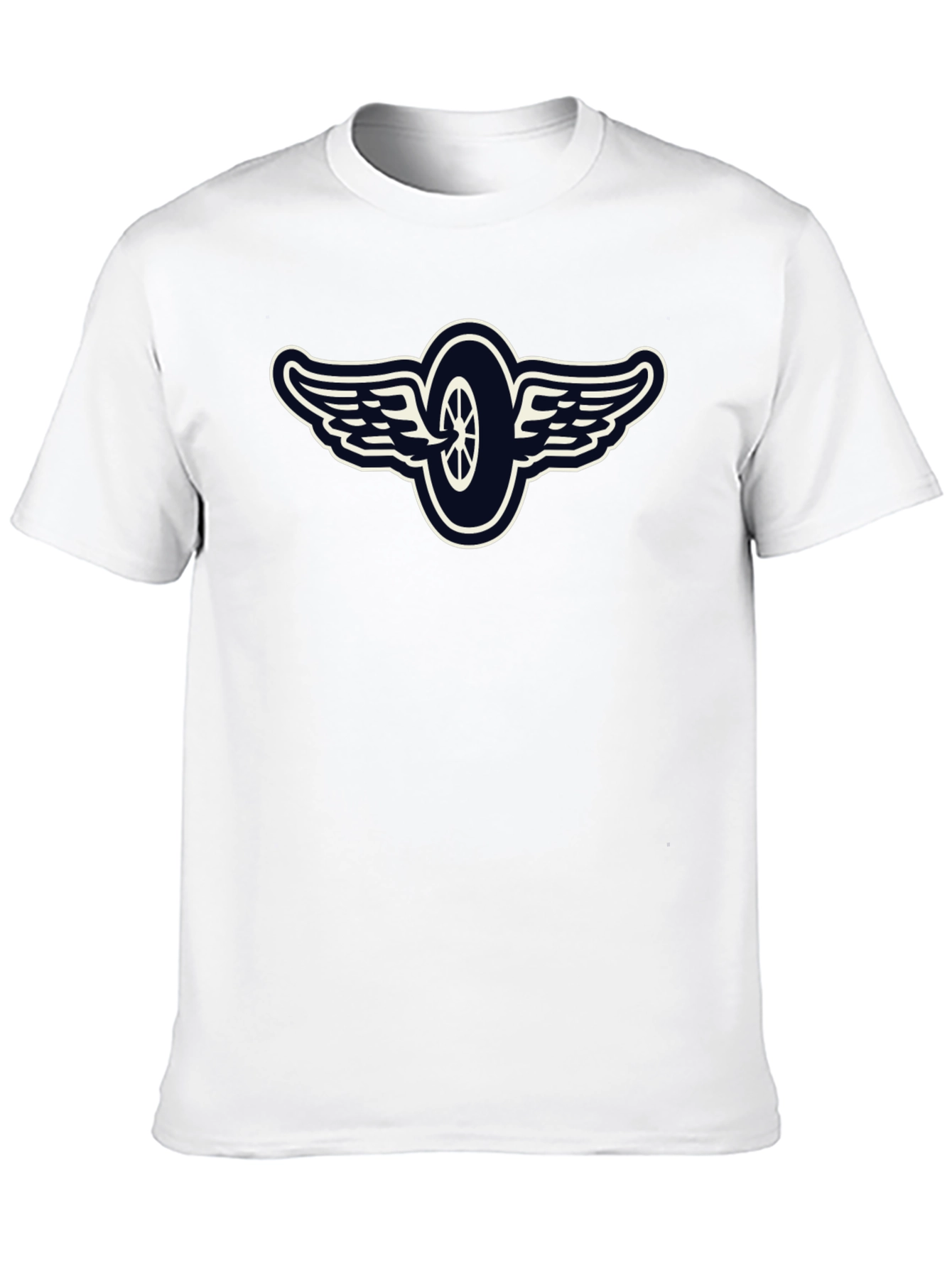 Winged Wheel Graphic T-Shirt - Black