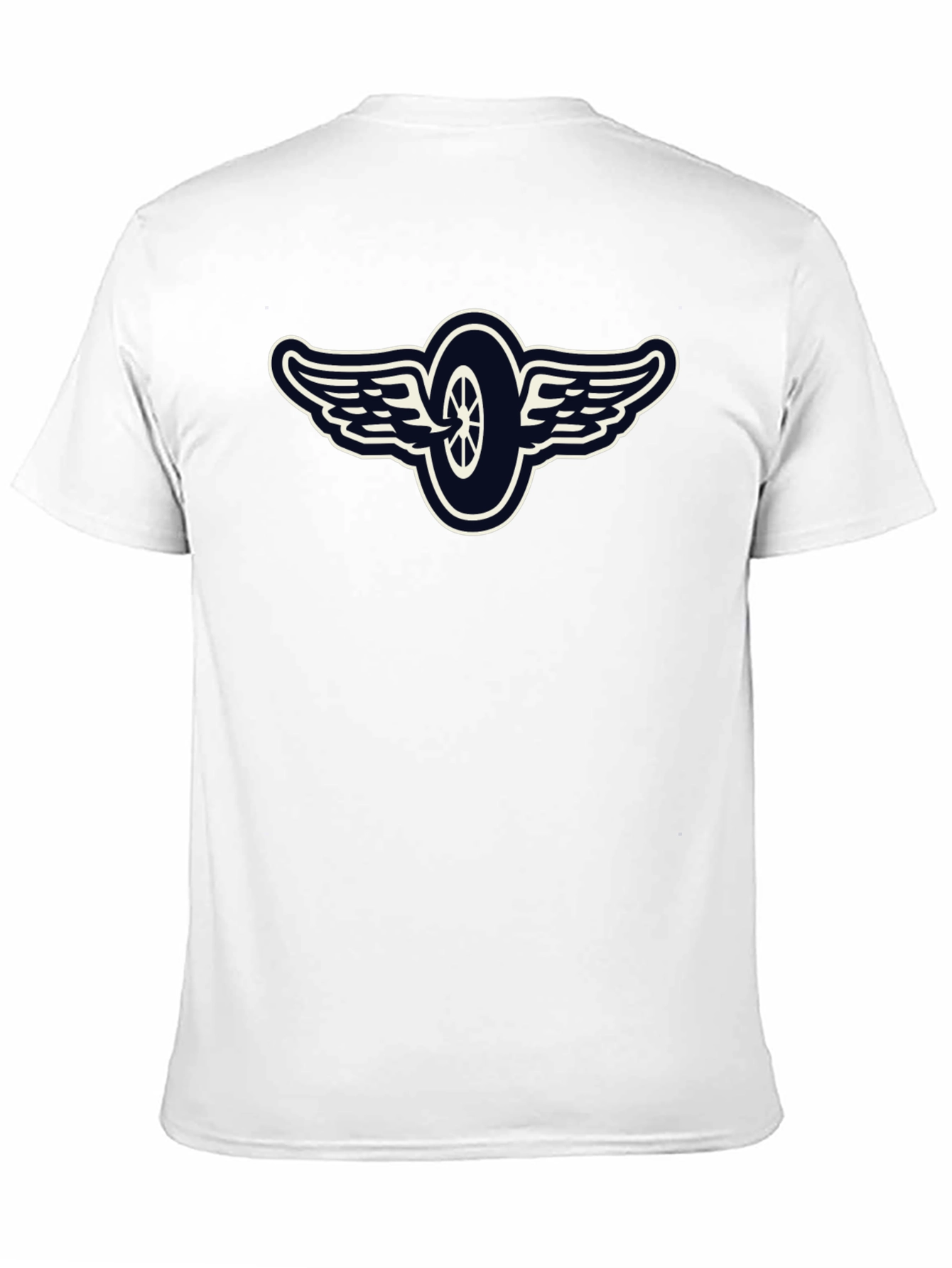 Winged Wheel Graphic T-Shirt - Black