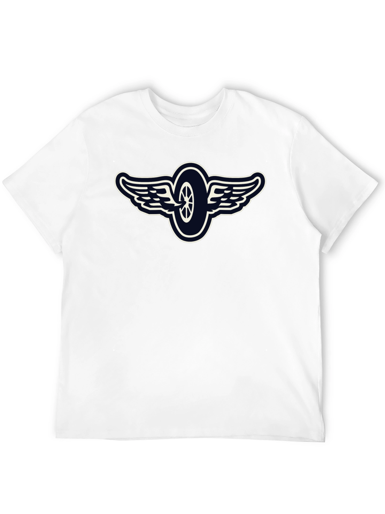Winged Wheel Graphic T-Shirt - Black