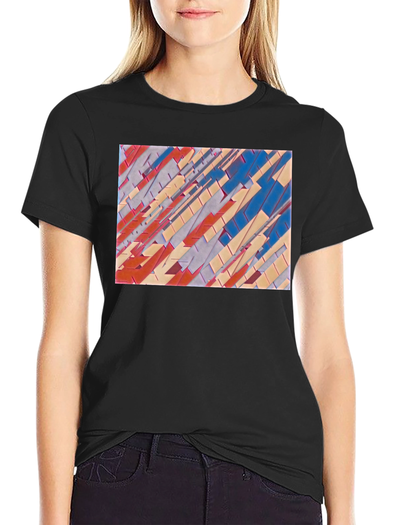 Abstract Geometric T-Shirt
