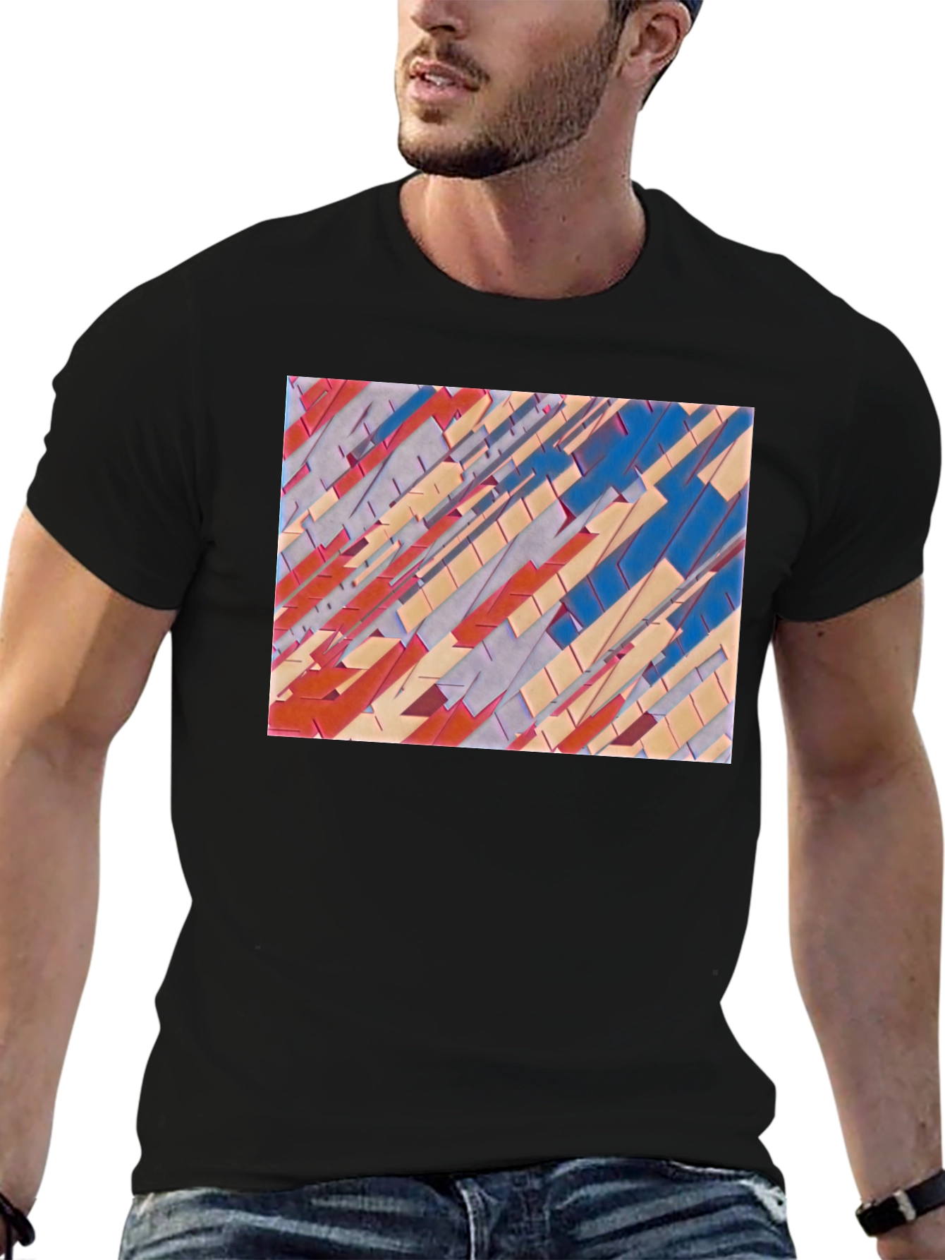 Abstract Geometric T-Shirt