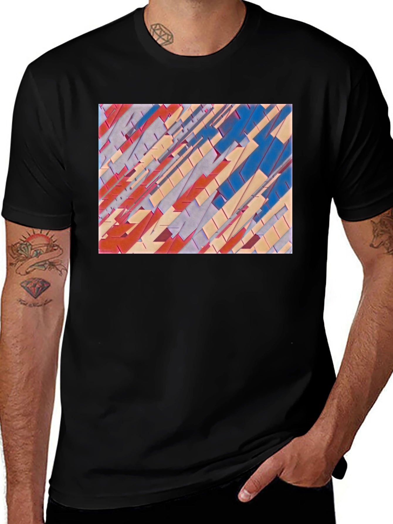 Abstract Geometric T-Shirt