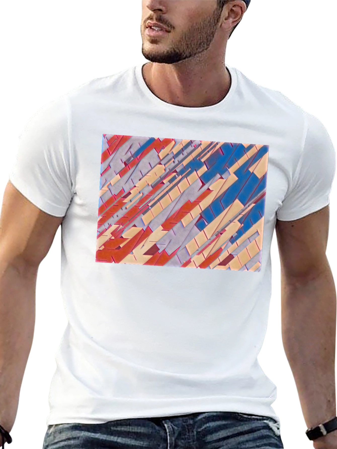 Abstract Geometric T-Shirt