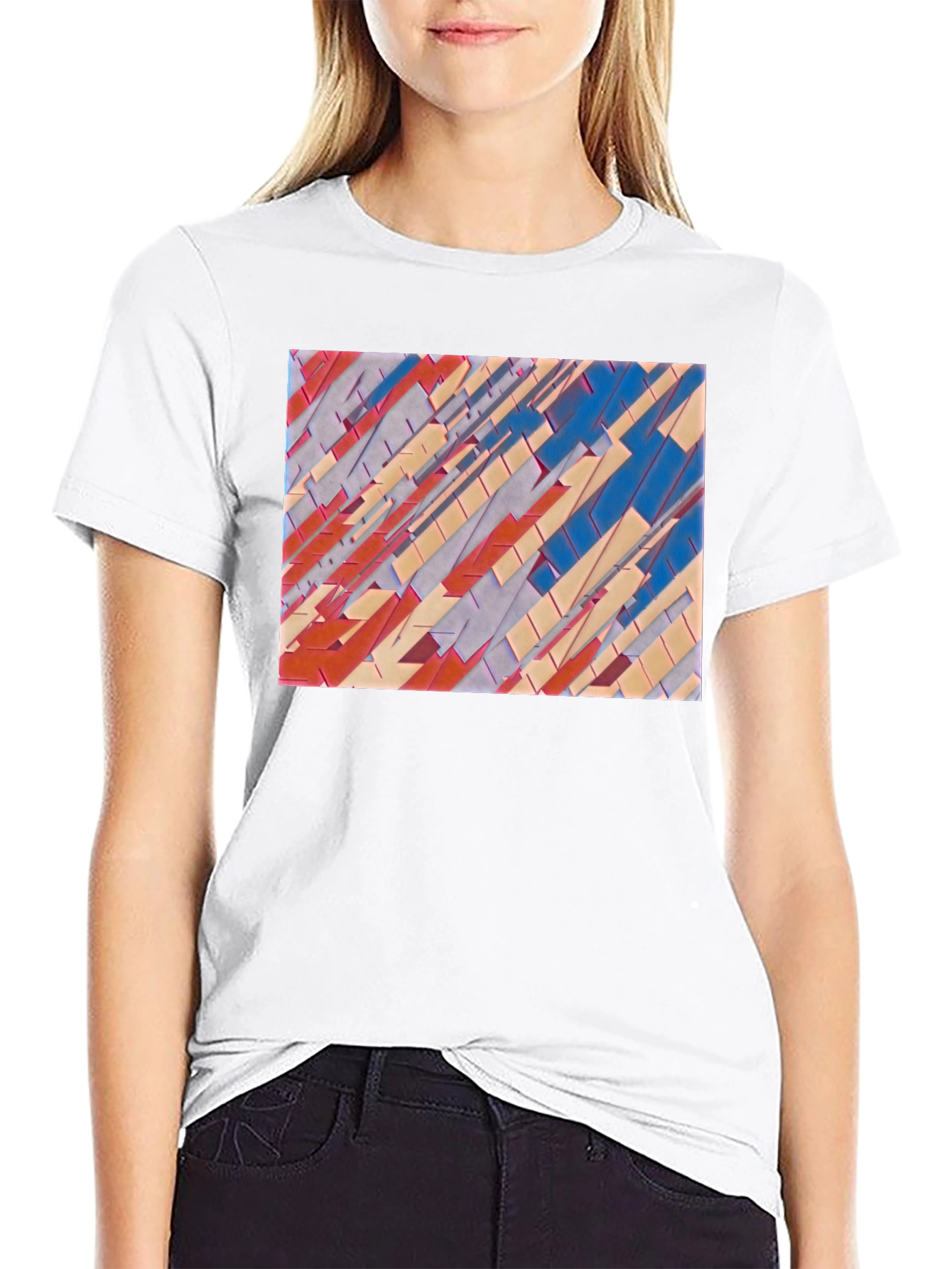 Abstract Geometric T-Shirt