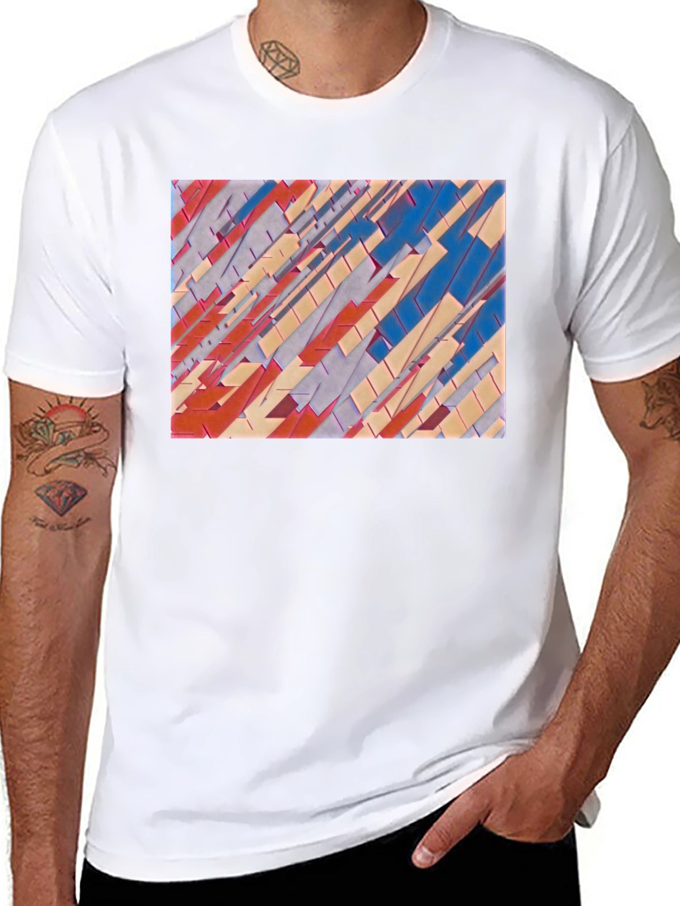 Abstract Geometric T-Shirt