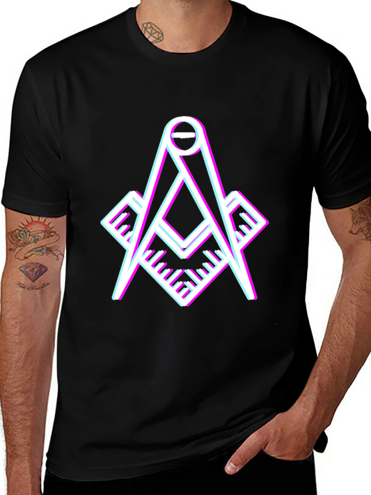 Modern Masonic Compass T-Shirt