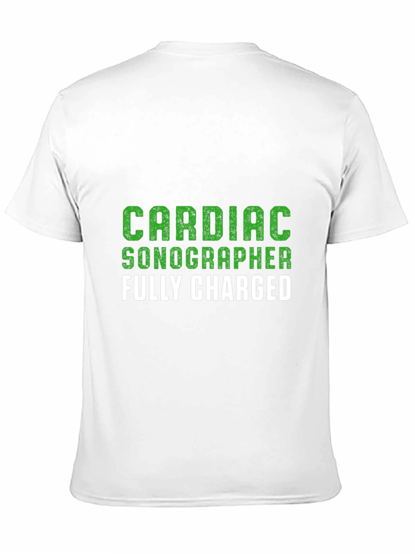 Cardiac Sonographer T-Shirt - Fully Charged