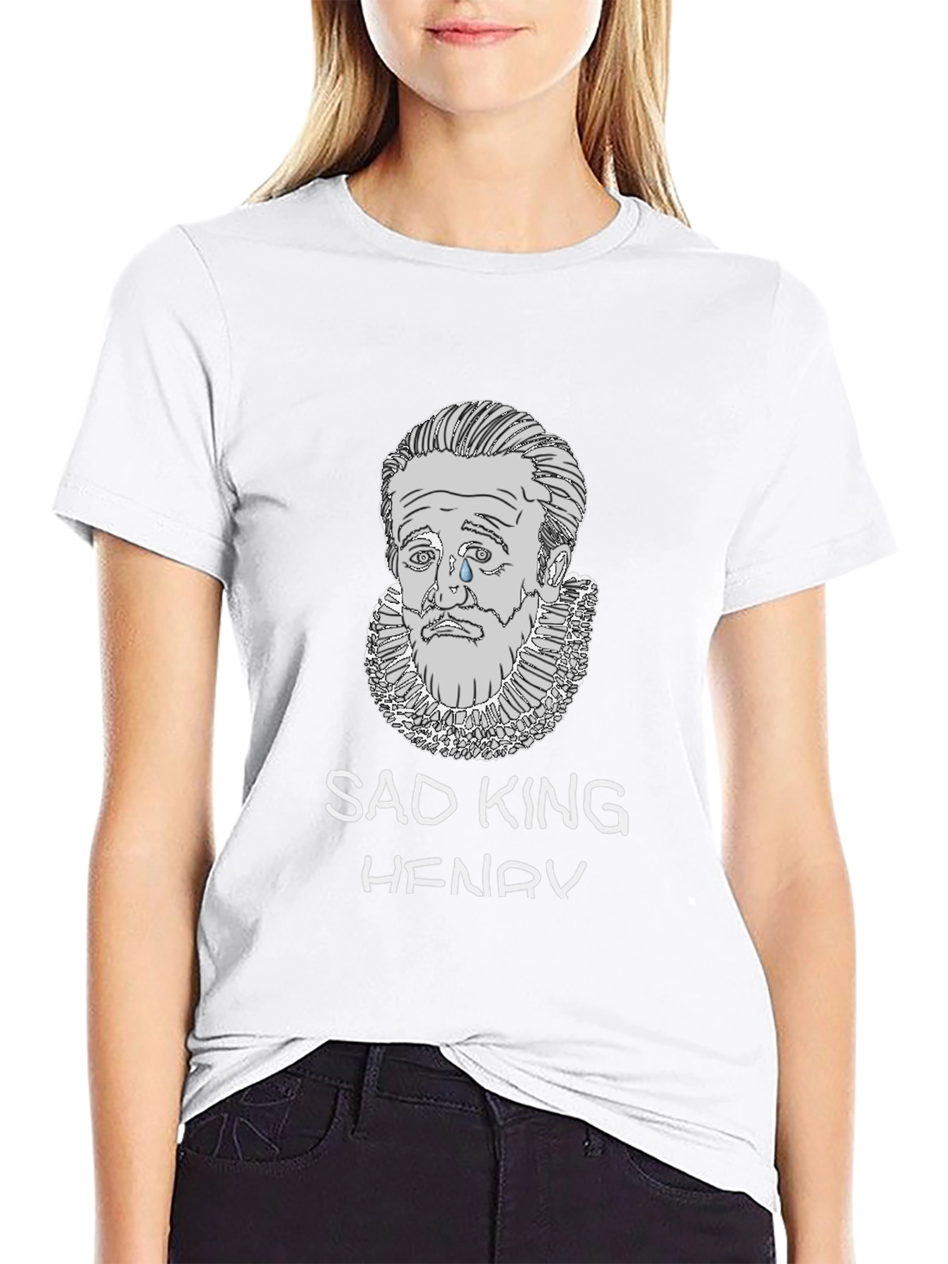 Sad King Henry T-Shirt - Unique Graphic Tee