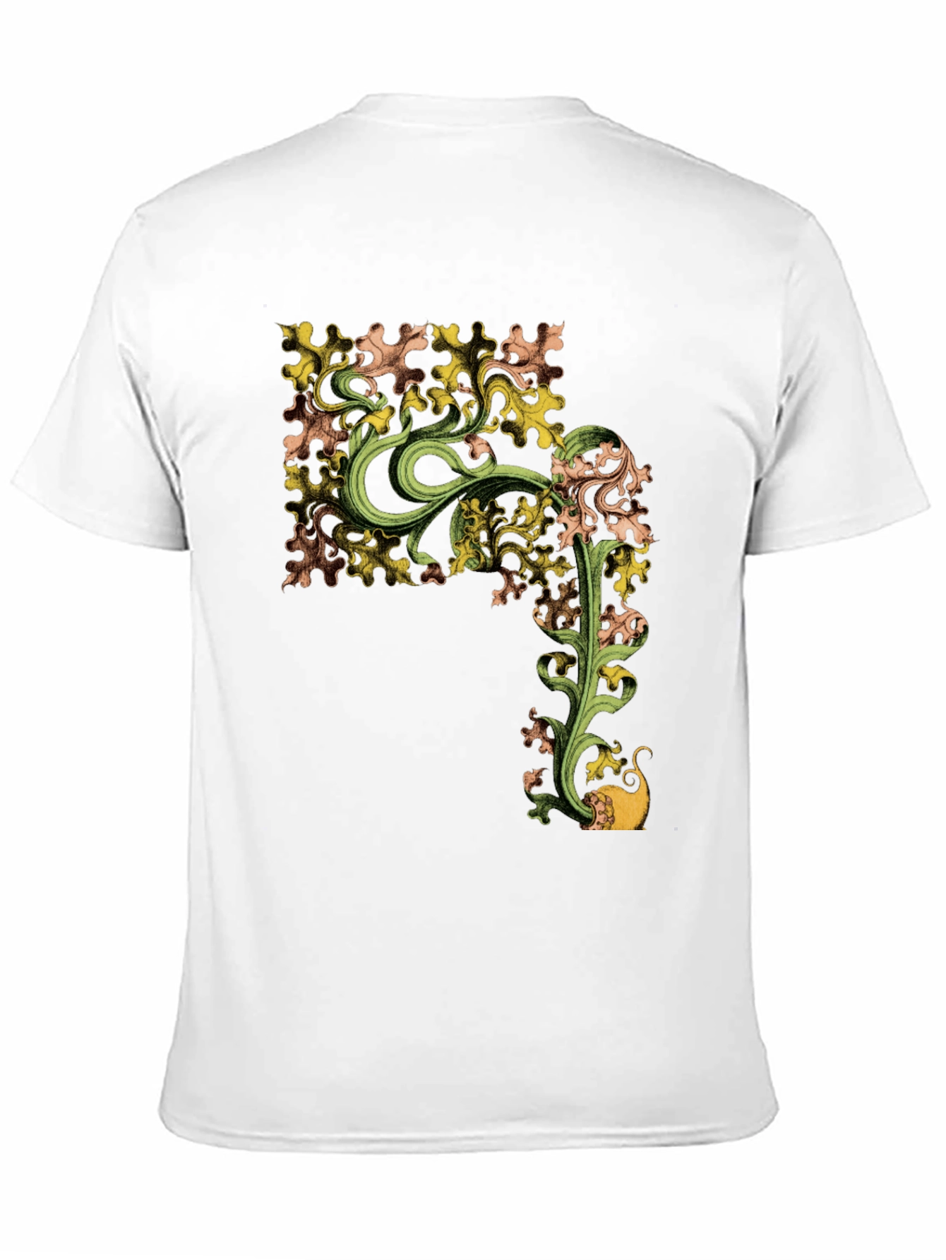 Botanical Cat Black Graphic Tee