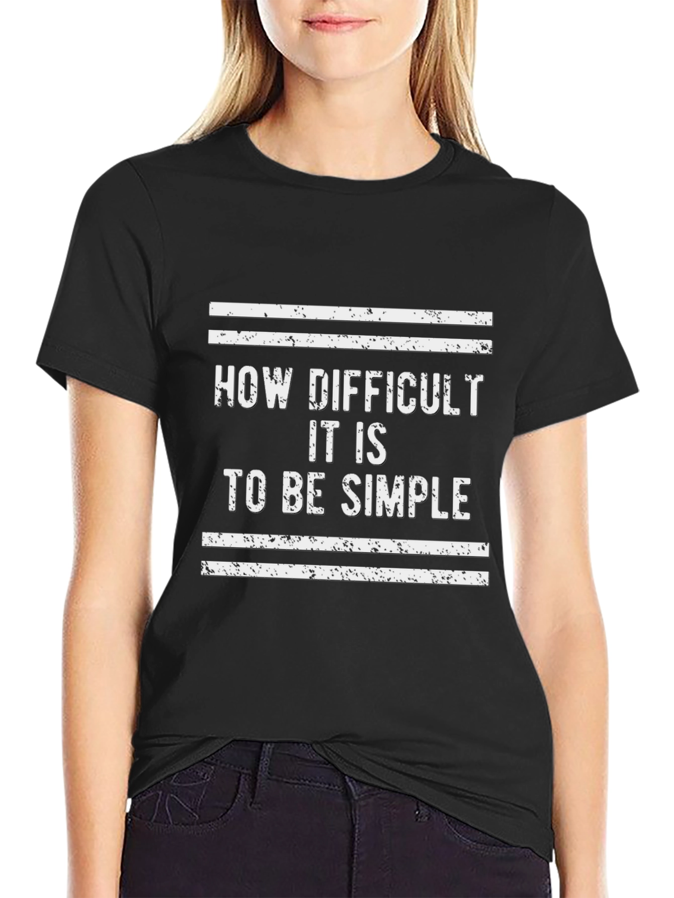 Difficult to be Simple Graphic Tee