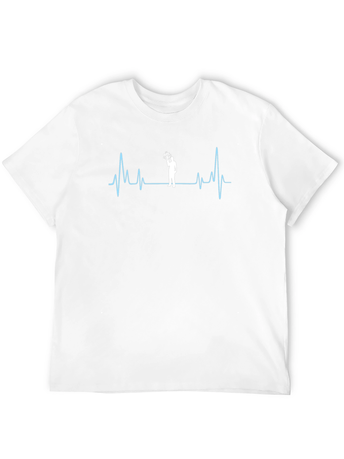Carpenter Heartbeat Graphic T-Shirt - Black