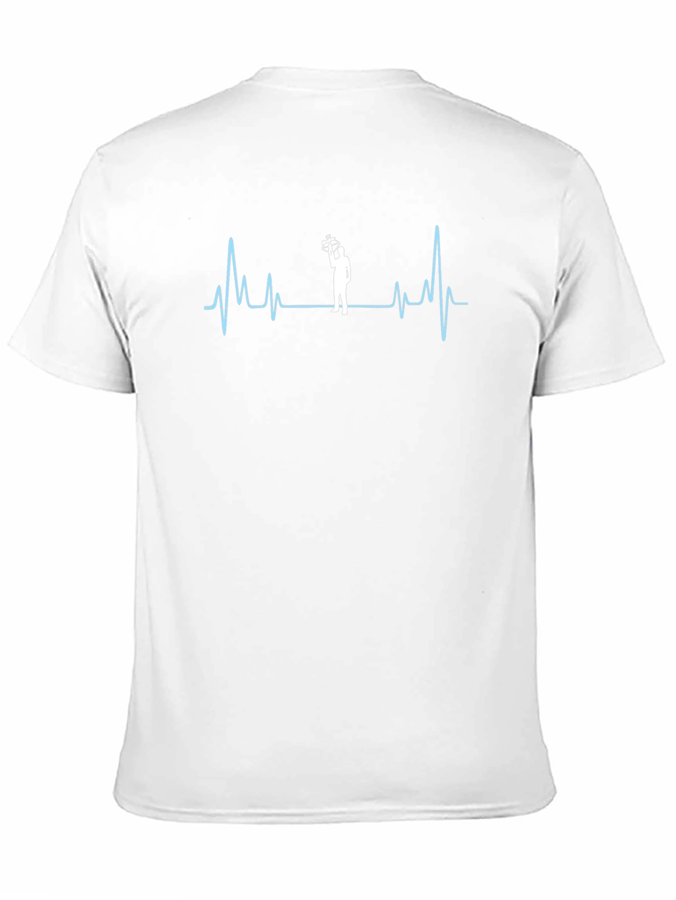 Carpenter Heartbeat Graphic T-Shirt - Black