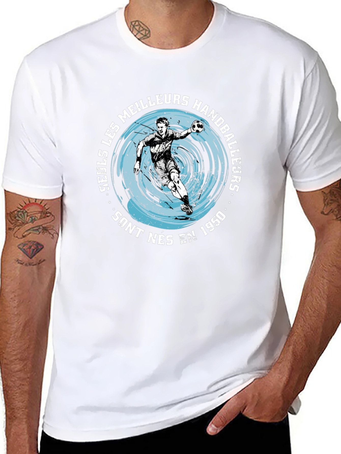 Handball Player Graphic Tee