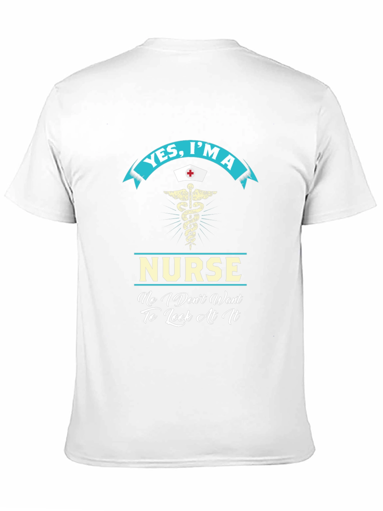 Yes Im A Nurse Funny Black T-Shirt