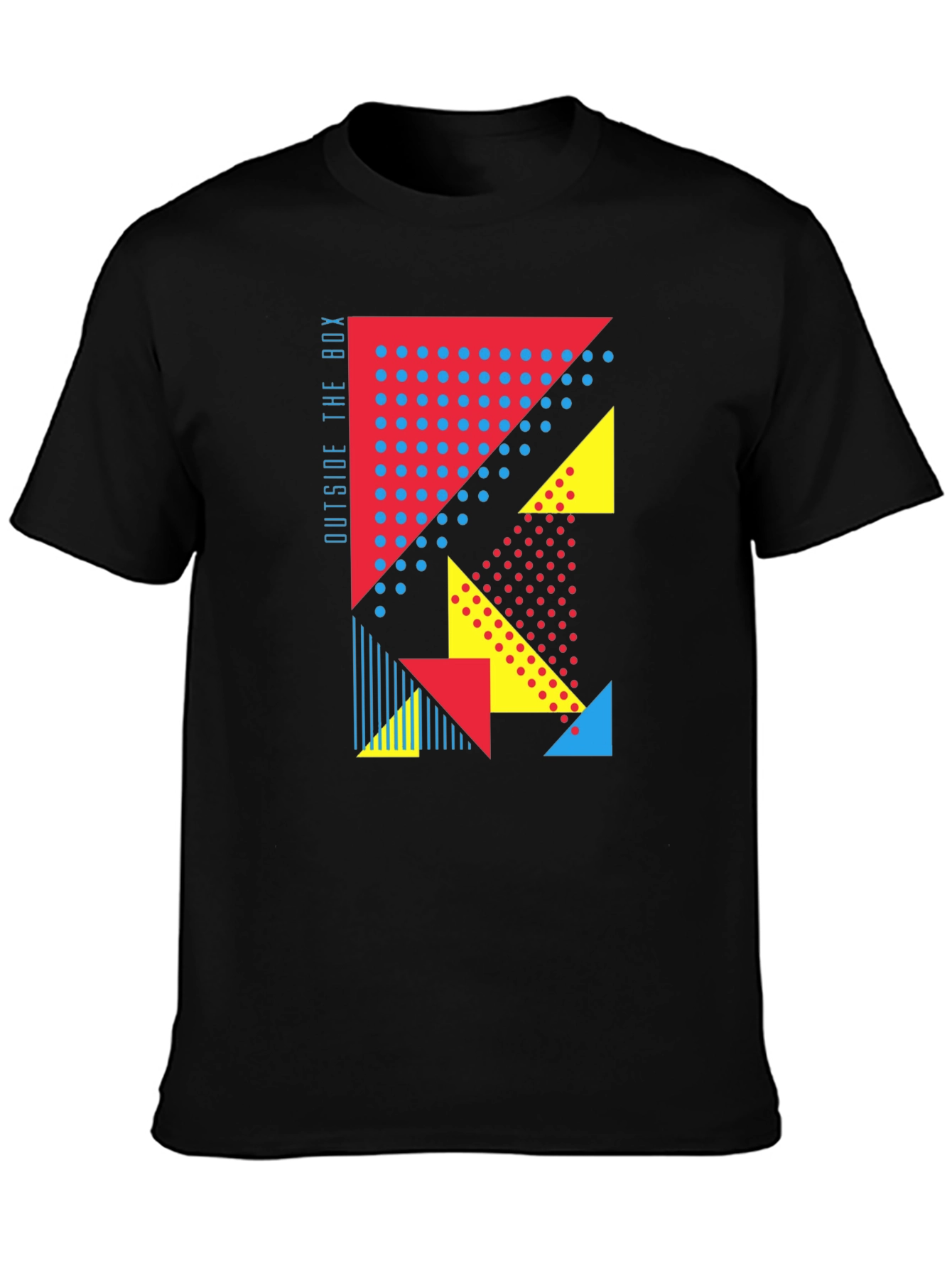 Geometric Graphic Print Tee - Outside the Box