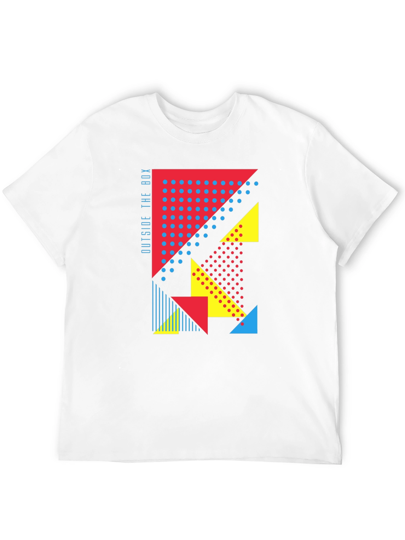 Geometric Graphic Print Tee - Outside the Box