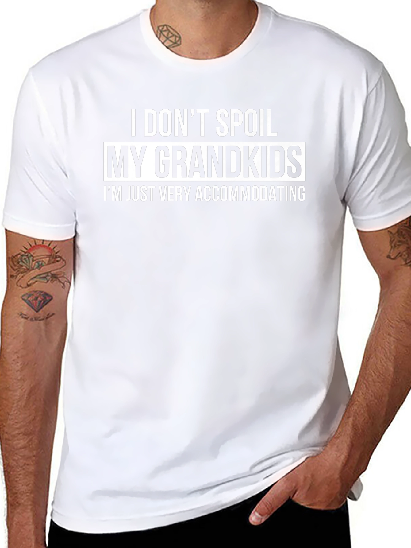 Funny Grandparent T-Shirt - I Dont Spoil My Grandkids