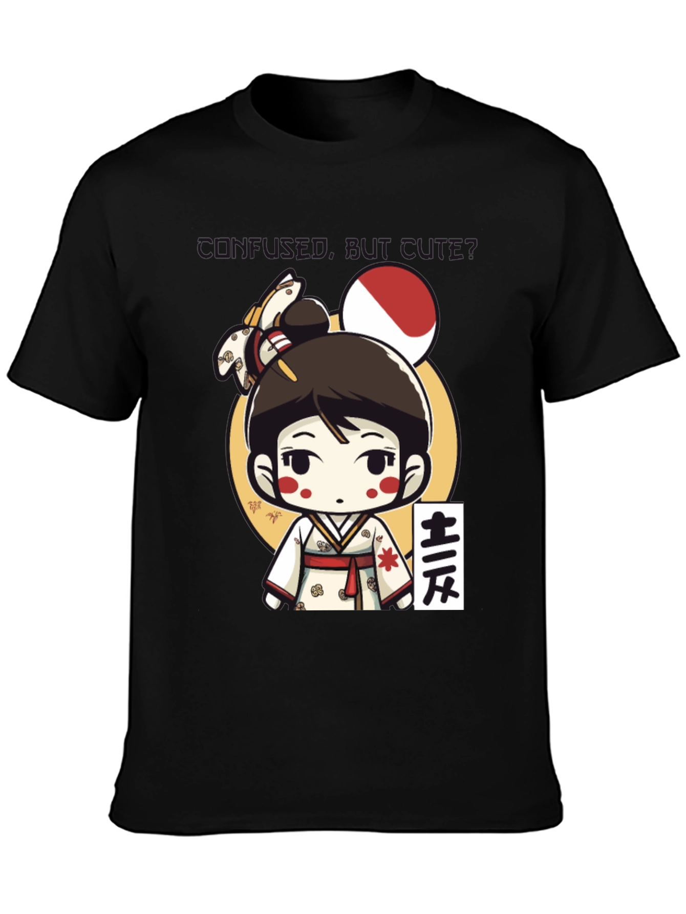 Kawaii Kimono Girl T-Shirt - Japanese Anime Style