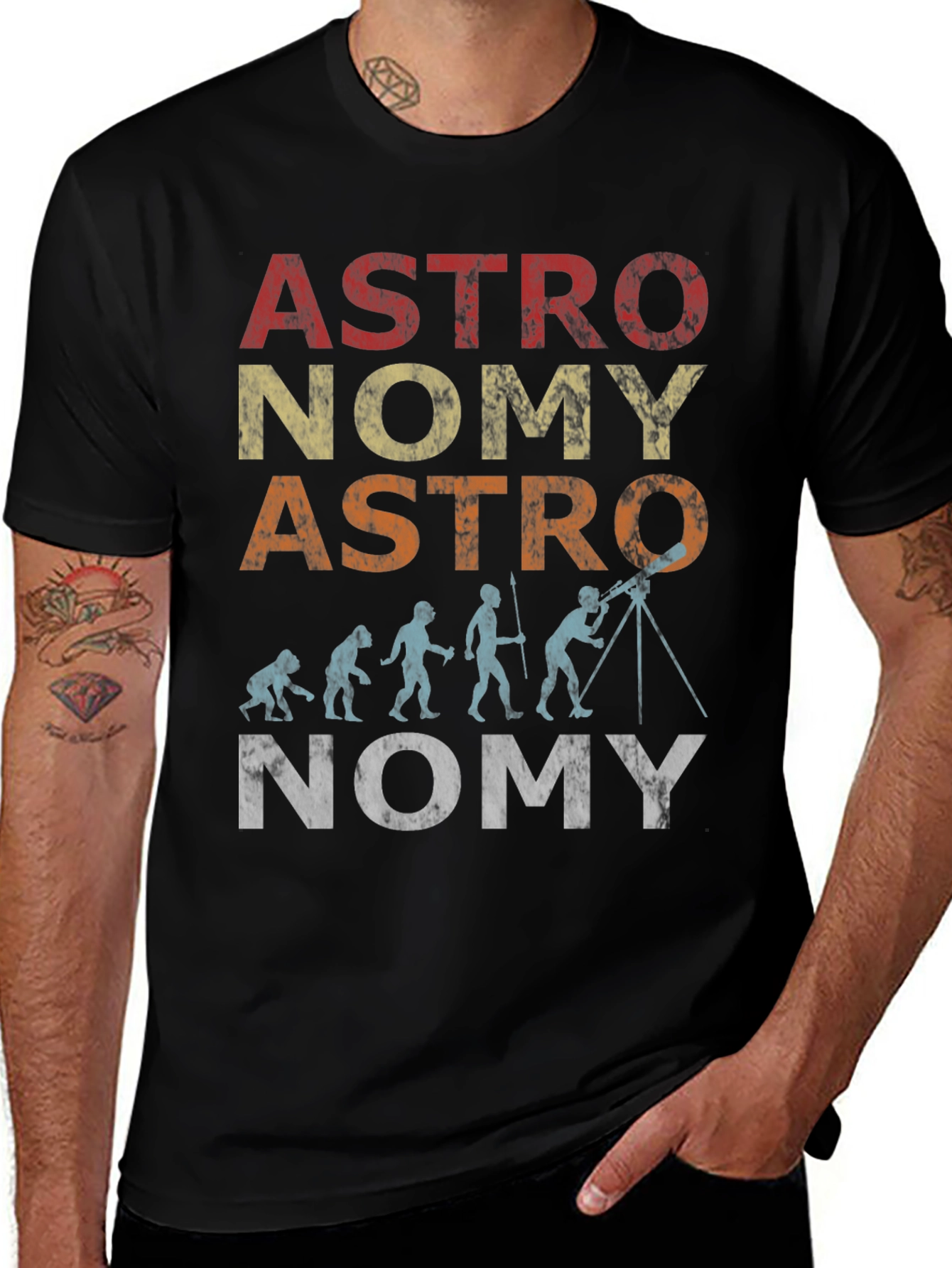 Astronomy Evolution T-Shirt | Space Science