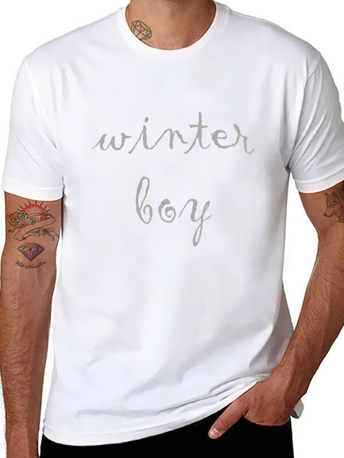 Winter Boy Black T-Shirt - Stylish & Comfortable