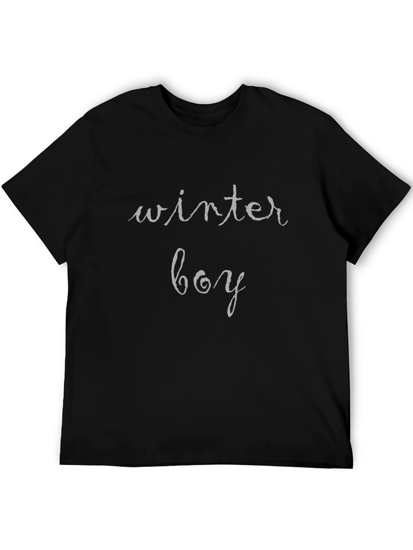 Winter Boy Black T-Shirt - Stylish & Comfortable