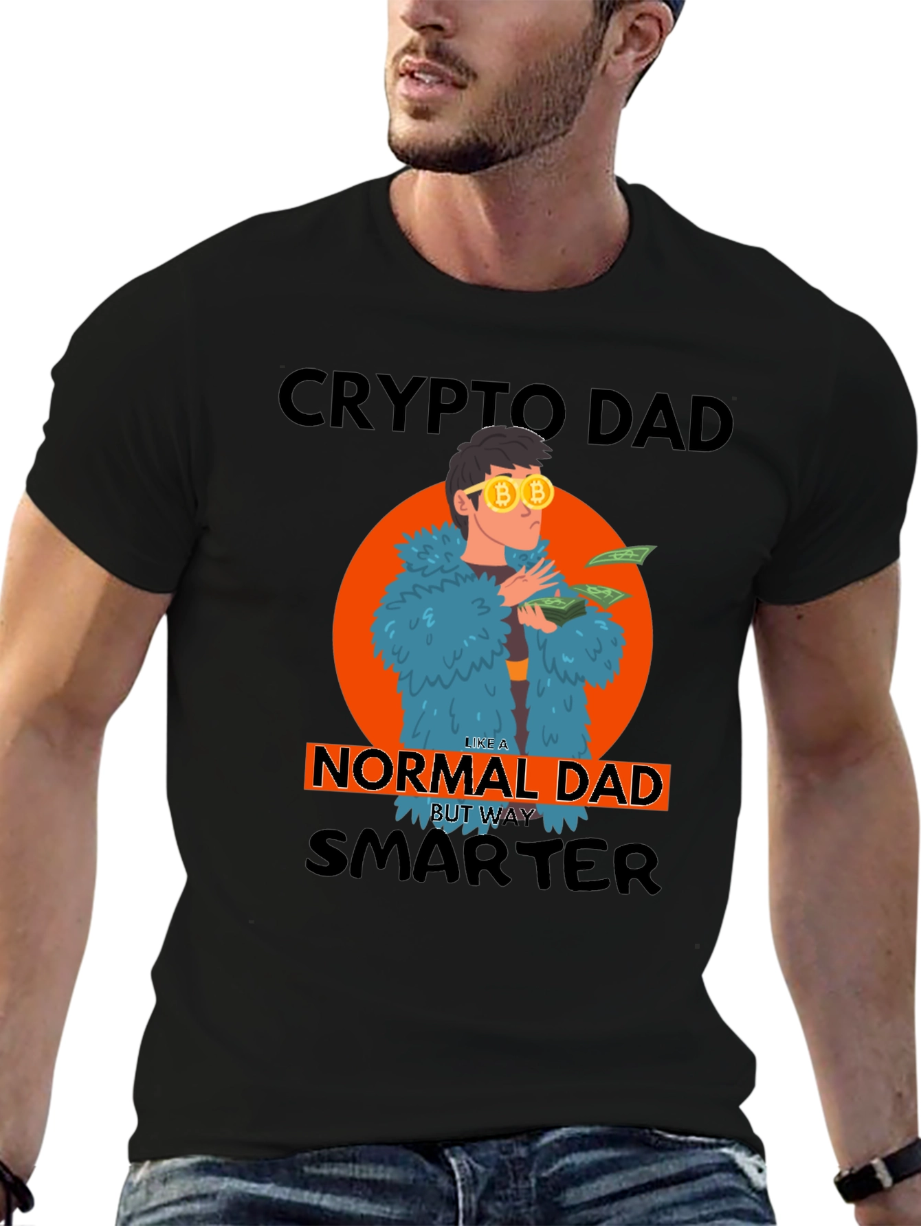 Crypto Dad T-Shirt - Smarter Than Normal!